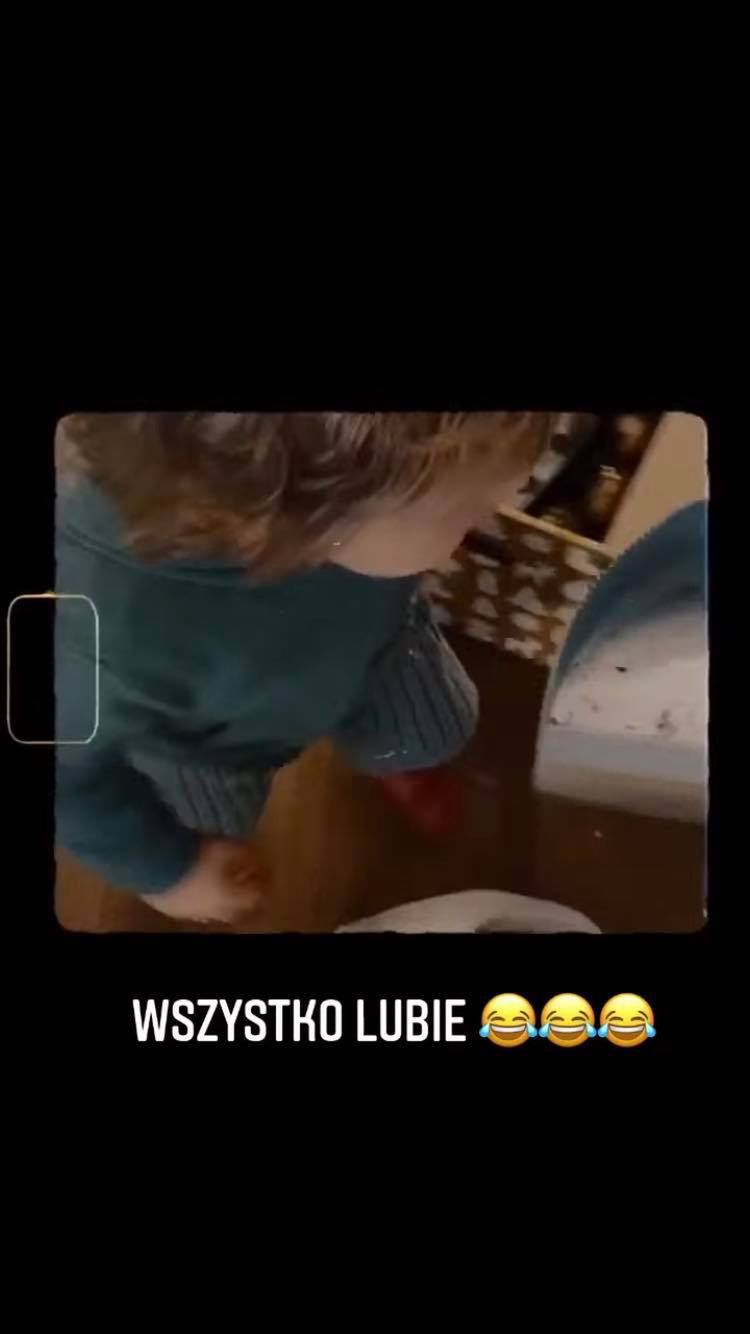 Liam Szczęsny sprząta po Marinie