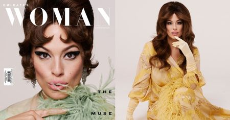 Ashley Graham podróżuje w czasie dla emirackiego magazynu