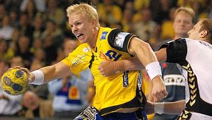 Christian Spanne i Henrik Knudsen w Stord Handball