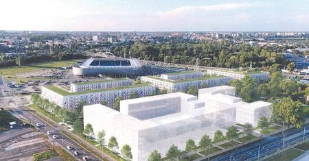 Zielone światło dla 700 mieszkań naprzeciwko Motor Lublin Areny. Radni zgodzili się na ścięcie setek miejsc parkingowych