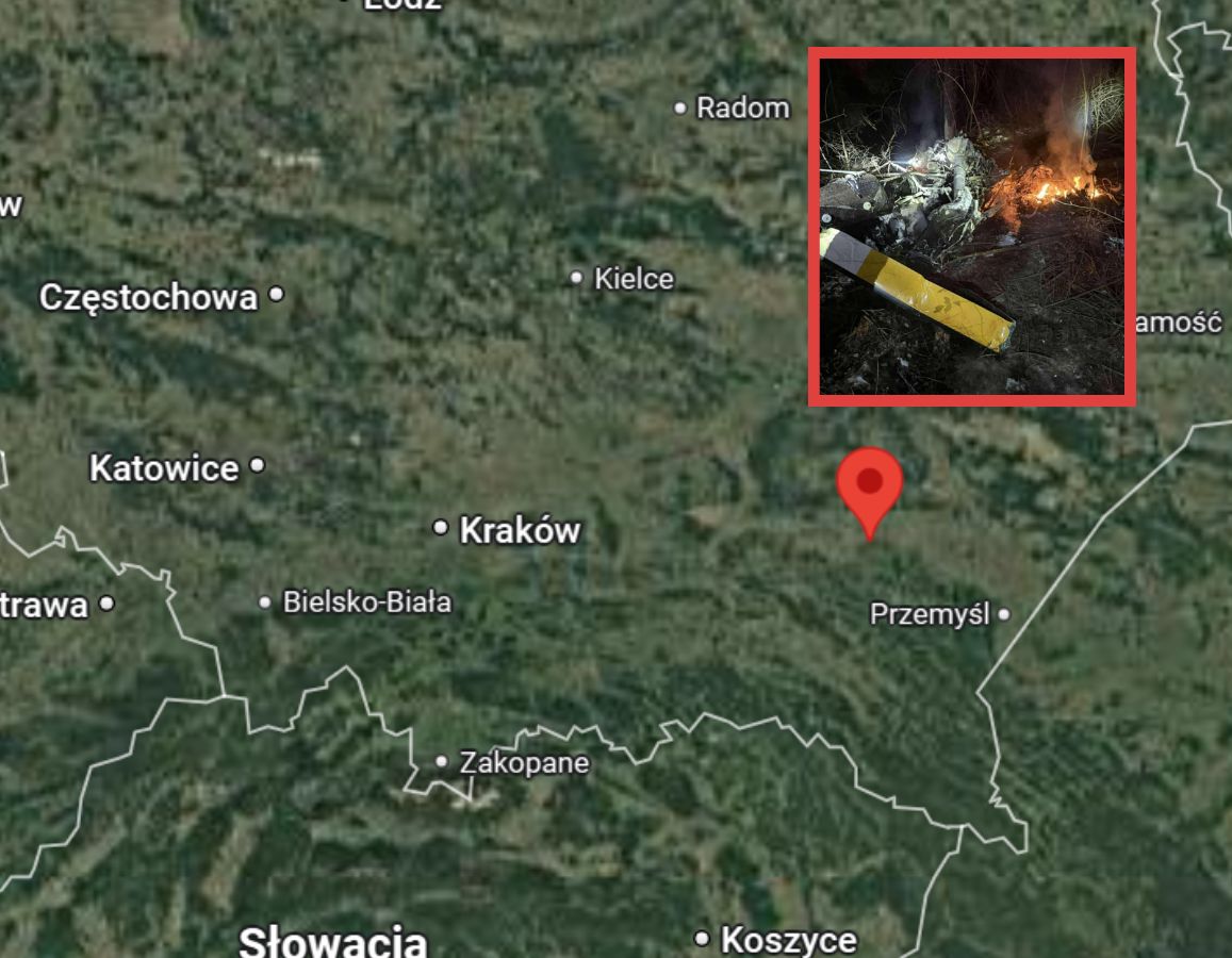 Katastrofa śmigłowca na Podkarpaciu. Nie żyją dwie osoby