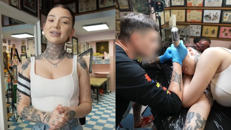 Marcysia Ryskała z Ekipy Friza zrobiła sobie tatuaż na twarzy