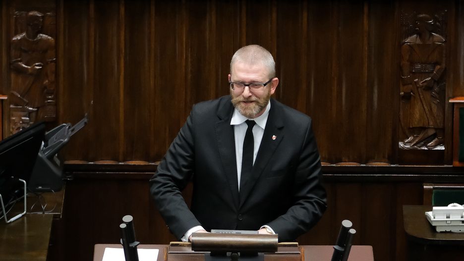 Grzegorz Braun
Mateusz Marek
9, 9., aborcja, dziewi�ta, IX, kadencja, kadencji, polityk, polityka, posiedzenie, sala obrad, sejm, Sejmu