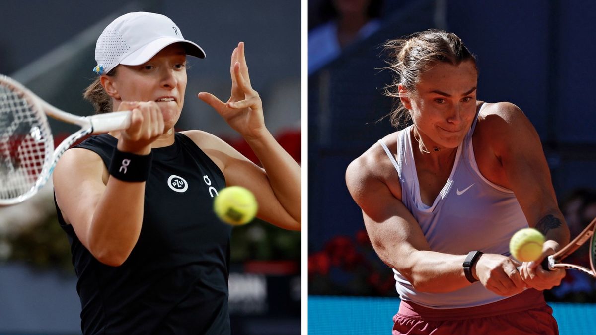 PAP/EPA / EPA/Juanjo Martin / EPA/Chema Moya / Na zdjęciu: Iga Świątek i Aryna Sabalenka