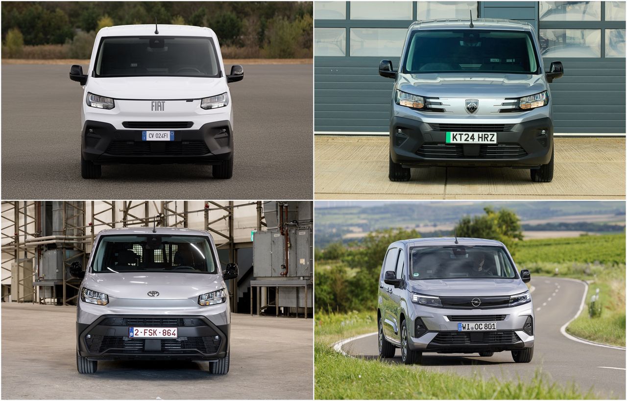 Fiat Doblo, Peugeot Partner, Toyota Proace City, Opel Combo