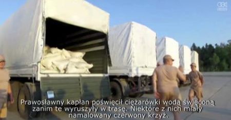 Rosyjski konwój z pomocą humanitarną jedzie na Ukrainę