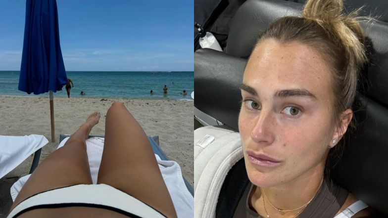 Aryna Sabalenka shares beach snaps after Wimbledon withdrawal