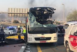 Tragedia w Dubaju. Wypadek autokaru. 17 osób nie żyje