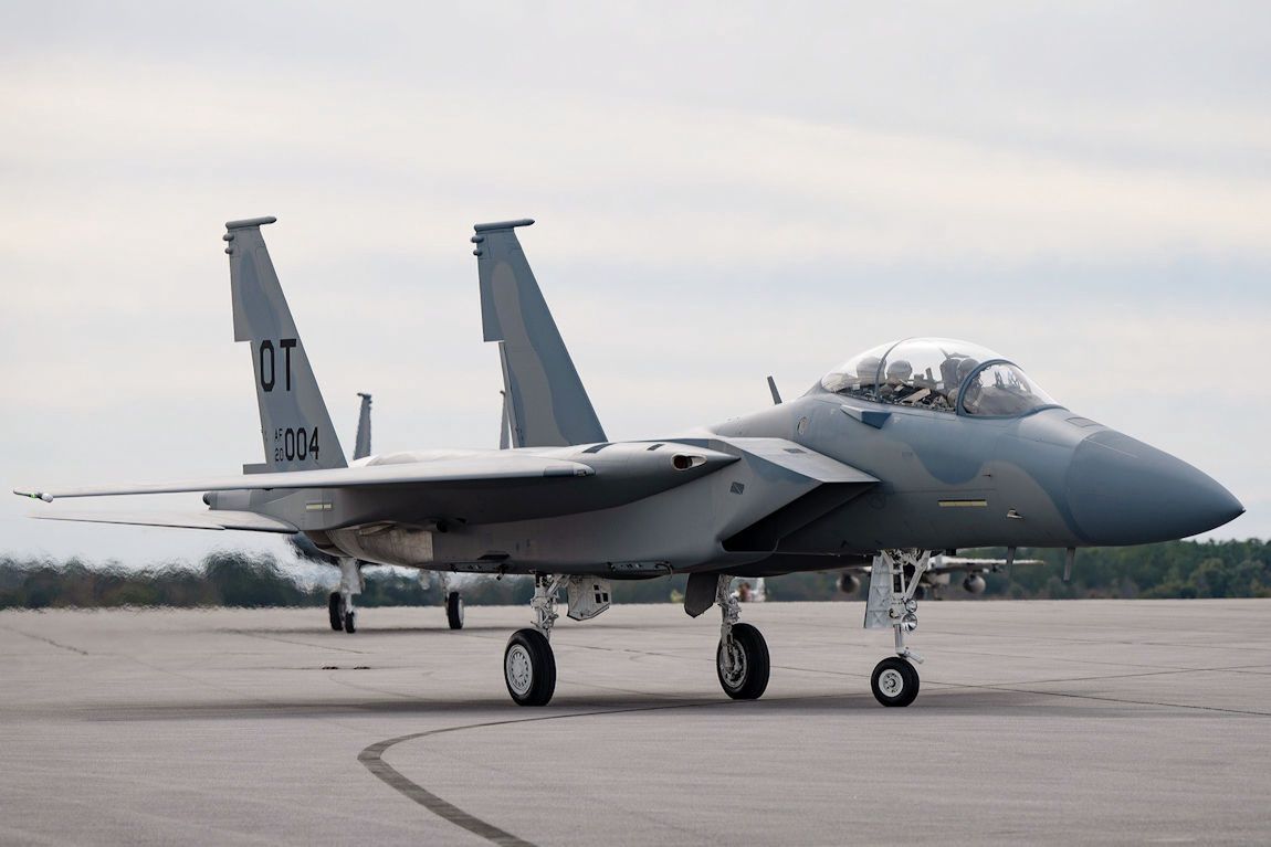 Czwarty egzemplarz F-15EX dostarczony w grudniu 2023 r.