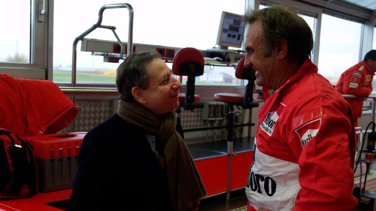 Jean Todt (po lewej) i Carlos Reutemann