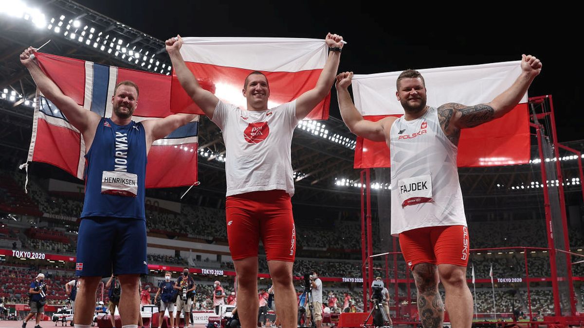 Eivind Henriksen, Wojciech Nowicki i Paweł Fajdek