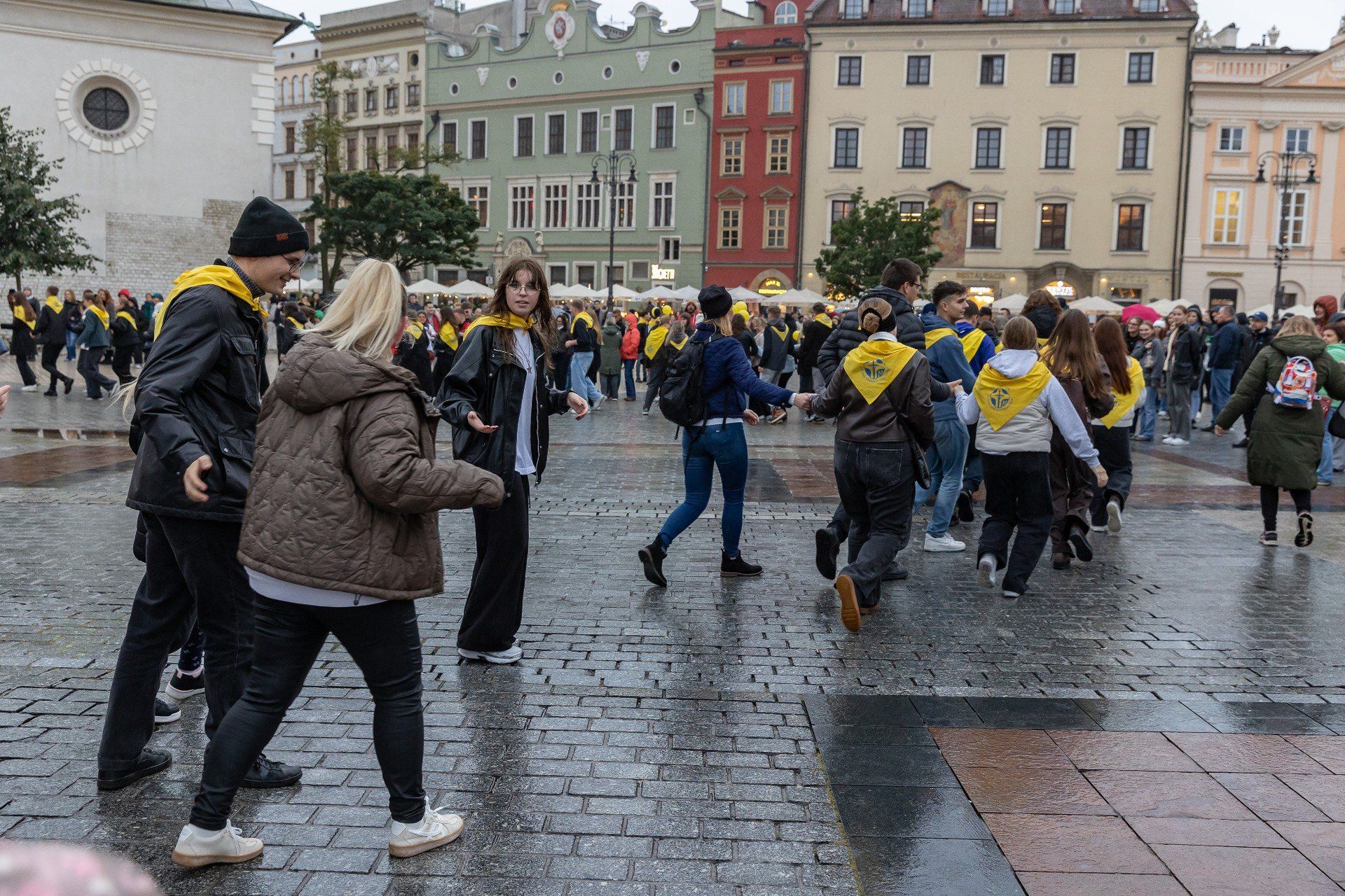 Belgijka na głównym placu Krakowa otwiera kolejny Dzień Papieski