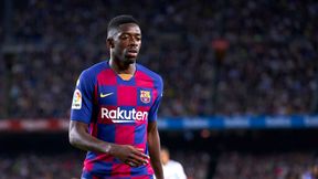 Liga Mistrzów. FC Barcelona - Borussia Dortmund. Ousmane Dembele opuścił boisko ze łzami w oczach. Doznał kontuzji uda