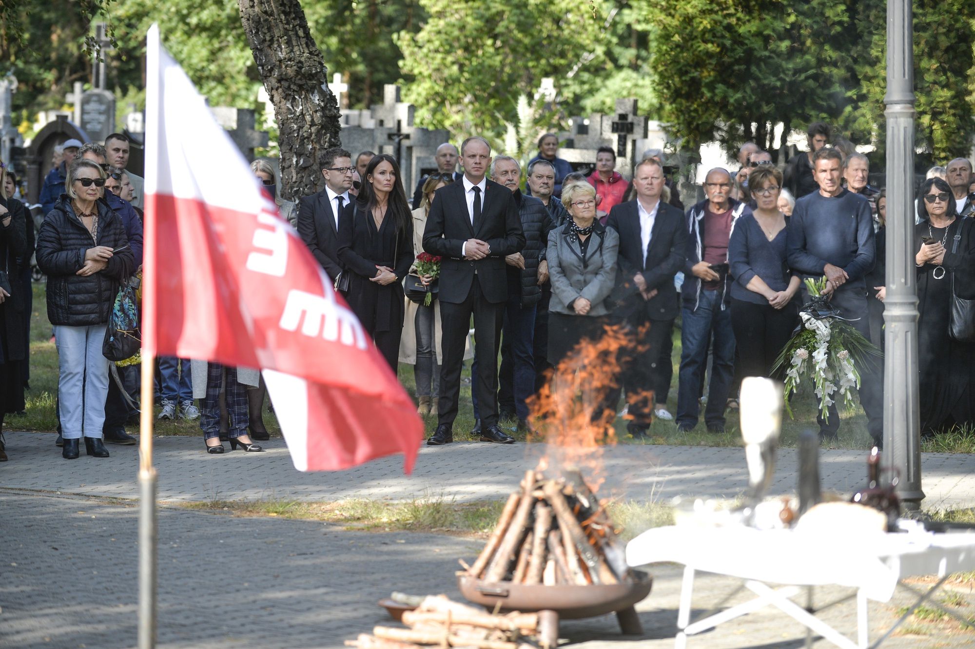 Tak wyglądał pogrzeb Kazimierza Mazura
