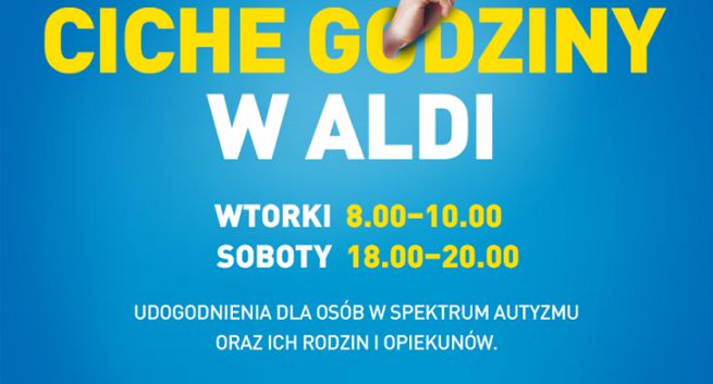 Aldi kolejną siecią sklepów z "Cichymi godzinami" dla osób ze spektrum autyzmu