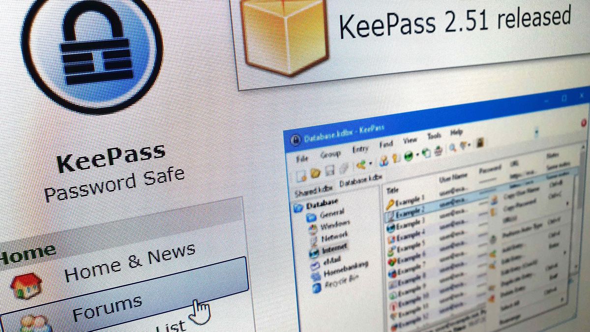 Strona internetowa KeePass