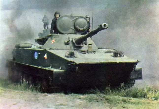 PT-76 w polskim wojsku - zdjęcie z lat 70.