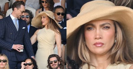 Jennifer Lopez ZŁAMAŁA REGULAMIN Wimbledonu, siedząc na trybunach (FOTO)