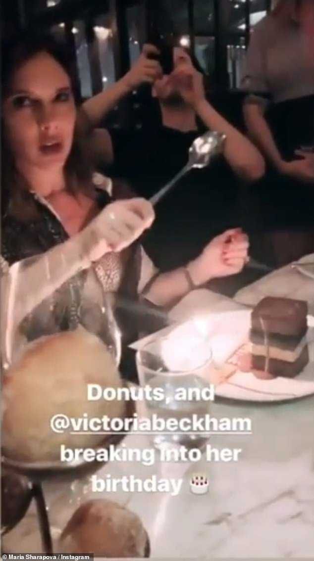 Victoria Beckham świętuje urodziny z Marią Sharapovą