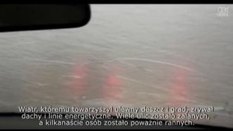 Potężne szkody po nocnej burzy w Brisbane