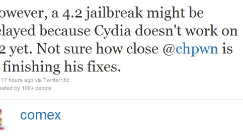 Jeszcze trochę poczekamy na oficjalny jailbreak iOS 4.2 1