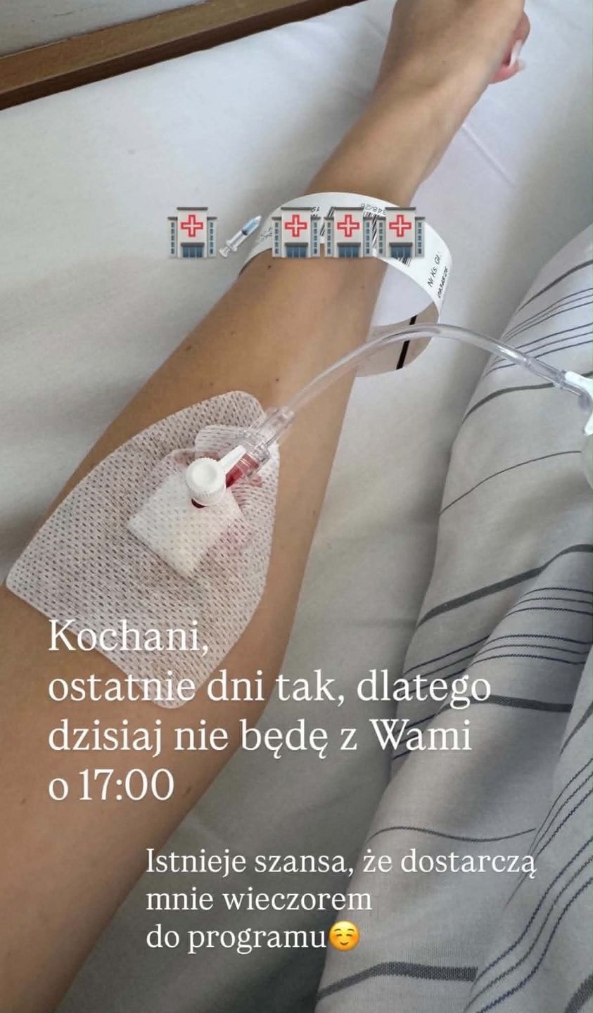 Magdalena Ogórek w szpitalu