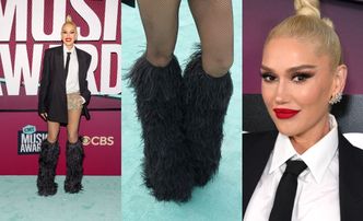 53-letnia Gwen Stefani i jej WŁOCHATE BUTY przykuwają spojrzenia na CMT Awards. Fani apelują: "ZWOLNIJ STYLISTĘ"