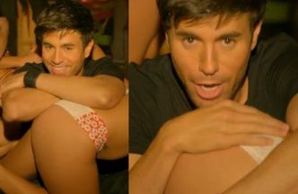 Enrique Iglesias CAŁUJE TYŁEK półnagiej modelki...