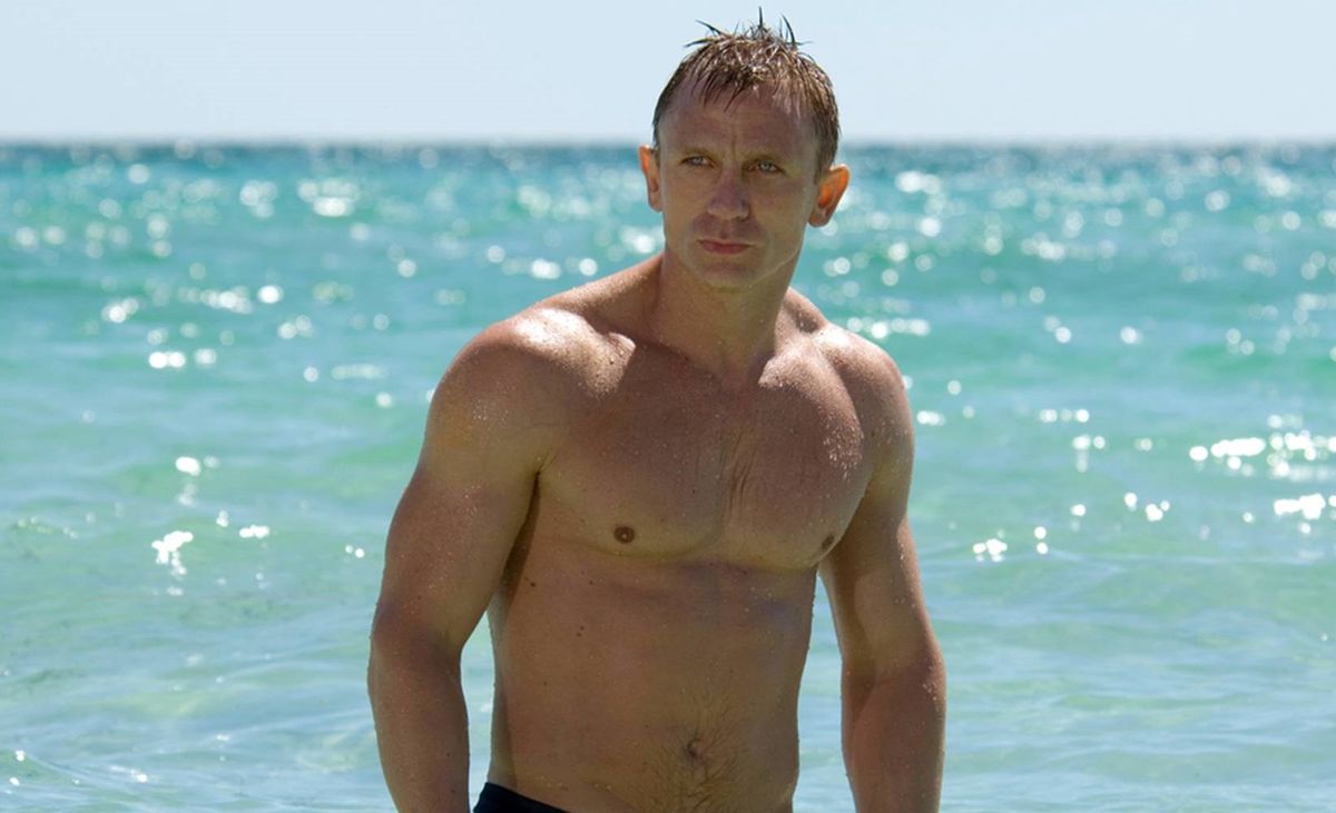 Daniel Craig w słynnej  scenie z "Casino Royale" 