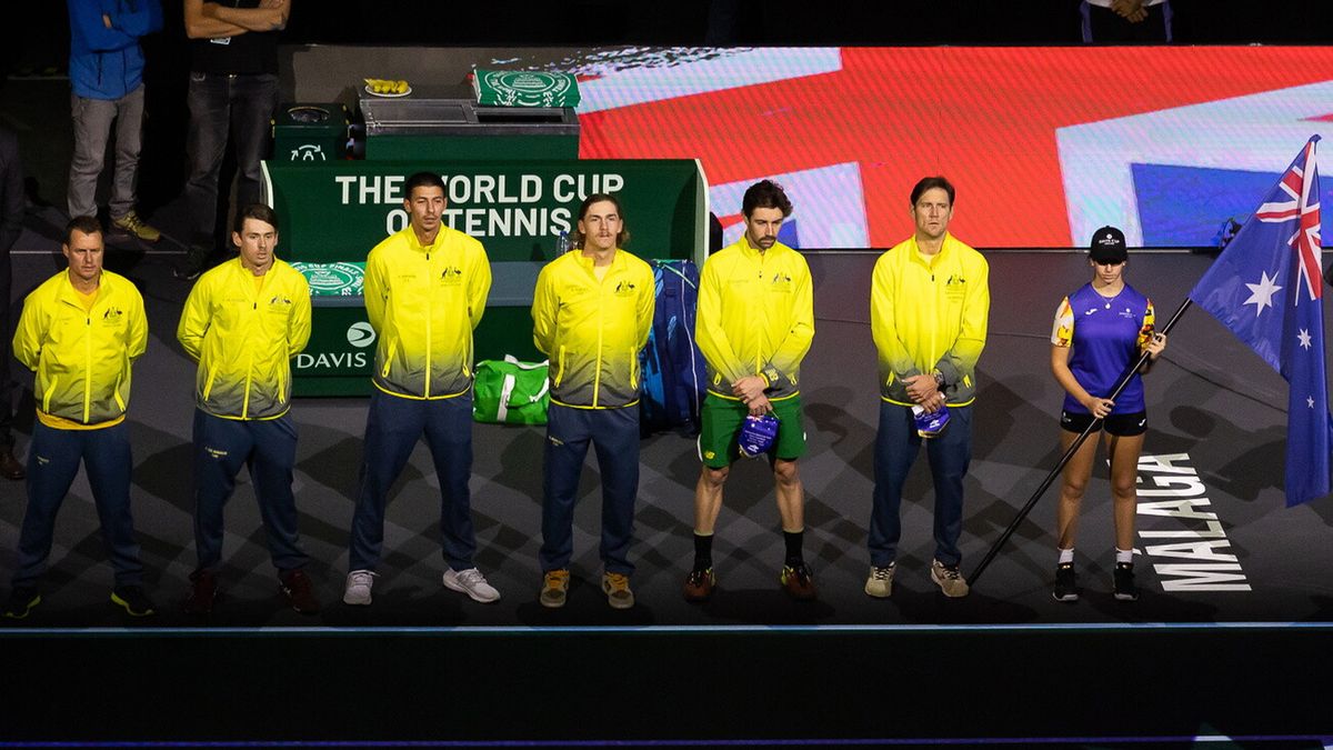 PAP/EPA / Carlos Diaz / Na zdjęciu: Reprezentacja Australii w Pucharze Davisa 2023