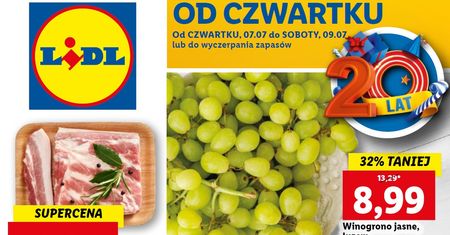 Lidl nowa gazetka 7.07-9.07. Promocje w Lidlu od czwartku 7 lipca