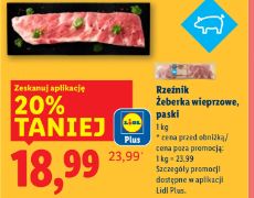 Z promocyjnych żeberek przygotujesz smaczny obiad