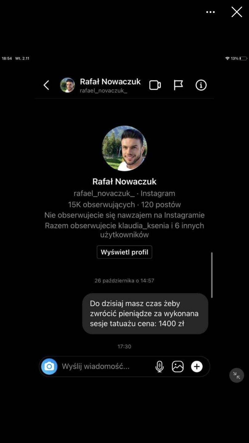 Rafał Nowaczuk oszukuje ludzi?