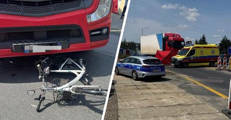 Śmiertelny wypadek na obwodnicy Lubartowa. Zginął rowerzysta