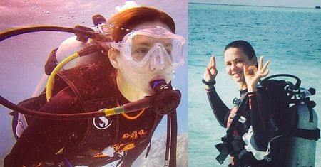 Kinga Rusin nurkuje na Malediwach (FOTO)