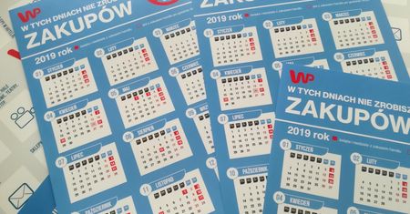 Kalendarz niedziel handlowych 2019. Zasada jest prosta