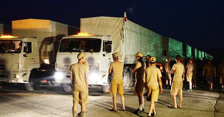 Pomoc humanitarna dla Ukrainy. Rosyjski konwój nie zostanie wpuszczony