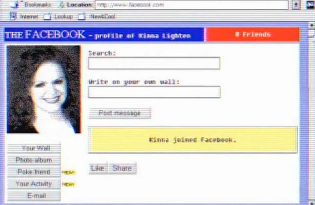 Jak wygladałby Facebook w... latach 90.? [wideo]