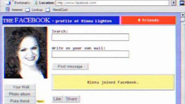 Jak wygladałby Facebook w... latach 90.? [wideo] 1