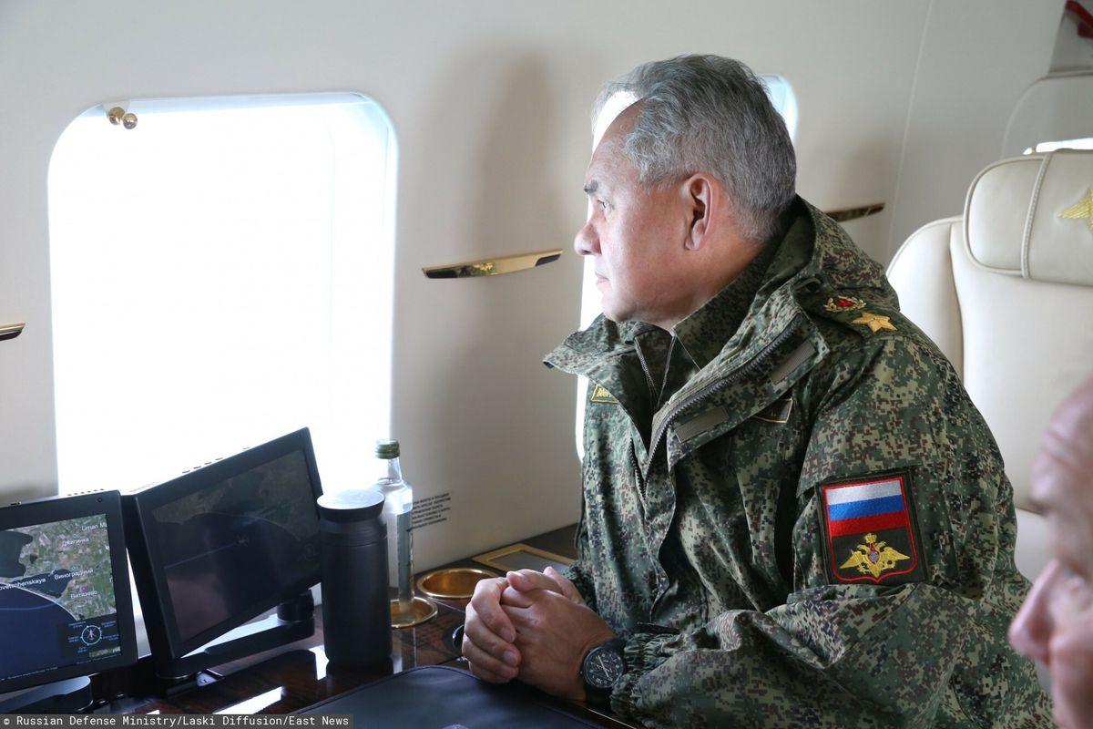Wojna w Ukrainie. Siergiej Szojgu odwiedził rosyjskich żołnierzy biorących udział w walkach
