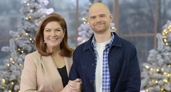 Katarzyna Dowbor i Filip Antonowicz w “Pytaniu na śniadanie”.  "Ona powinna czuć się jak ryba w wodzie, a on był jak wrzucony do akwarium"