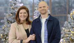 Katarzyna Dowbor i Filip Antonowicz w “Pytaniu na śniadanie”.  "Ona powinna czuć się jak ryba w wodzie, a on był jak wrzucony do akwarium"