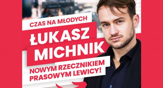 Łukasz Michnik rzecznikiem prasowym Nowej Lewicy