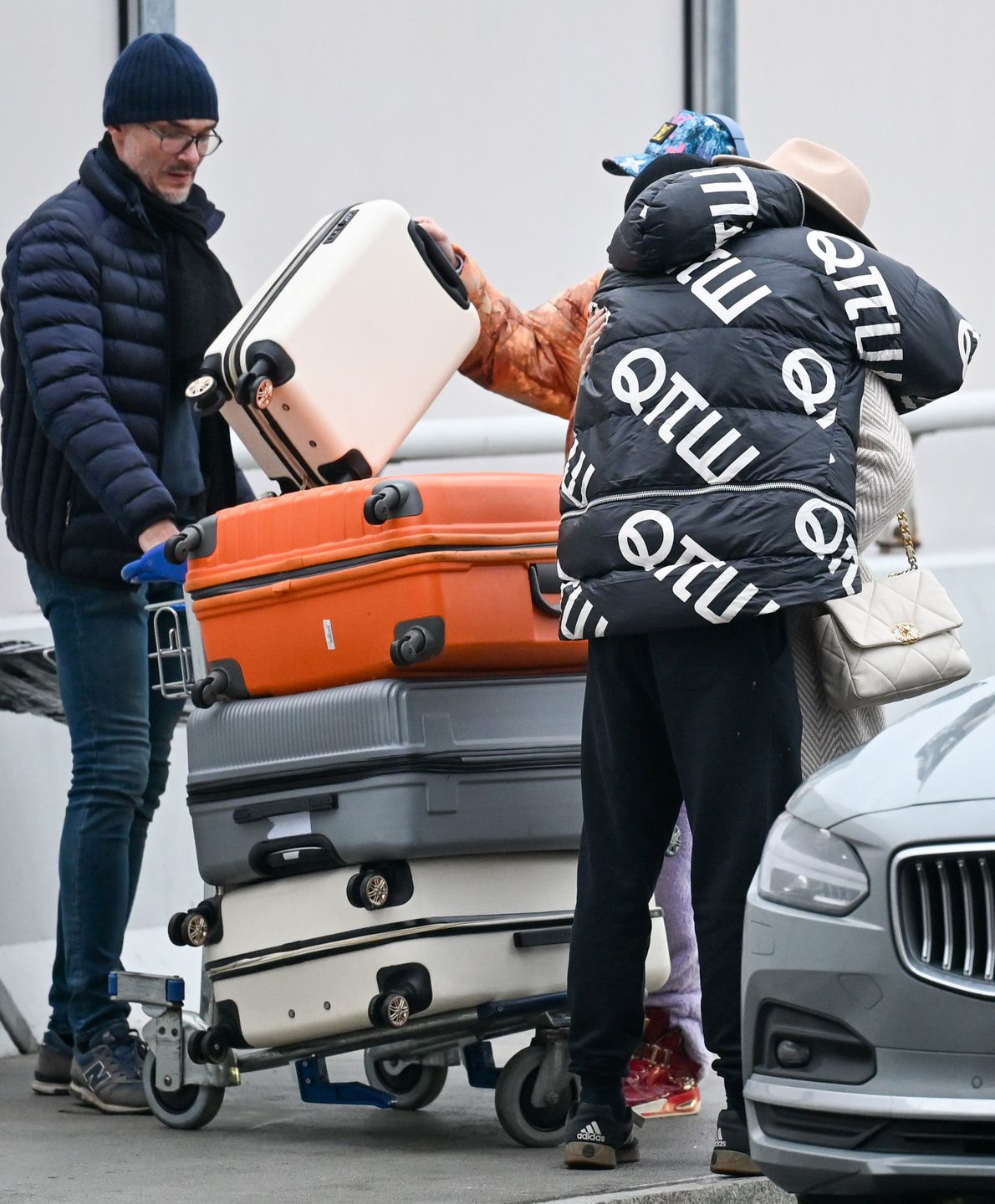 Leon Myszkowski z ojcem