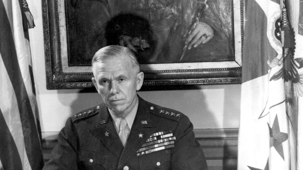 Generał George C. Marshall. Zdjęcie z 1943 r.