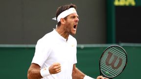 Juan Martin del Potro: Cieszę się, że grałem na takim poziomie z numerem jeden na świecie