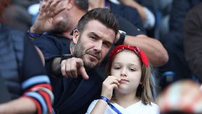 Beckham zabrał córkę na mecz. Zobacz, jak wygląda mała Harper