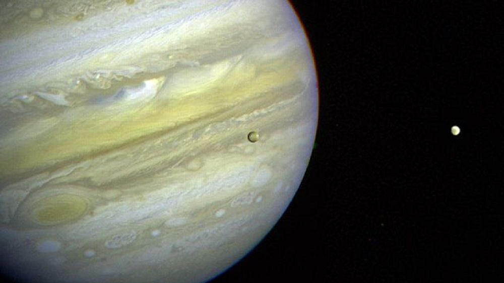 Zdjęcie ilustracyjne - Jowisz i jego księżyce. 