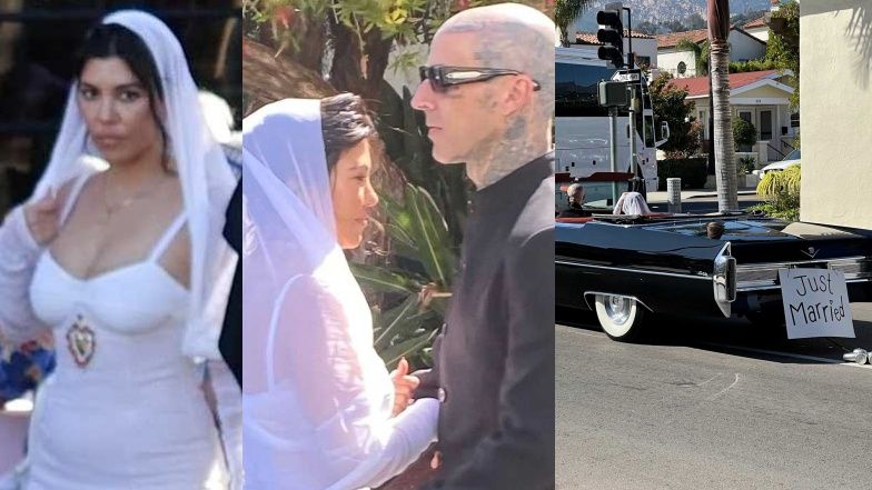 Tak wyglądał ślub Kourtney Kardashian z Travisem Barkerem