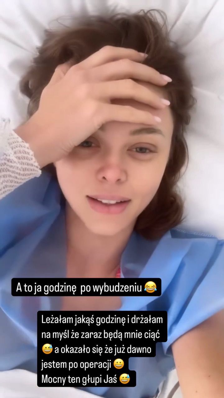 Joanna Opozda zrelacjonowała pobyt w szpitalu